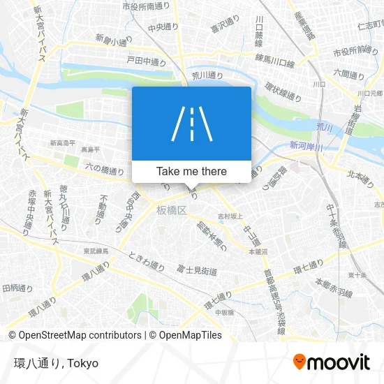 環八通り map