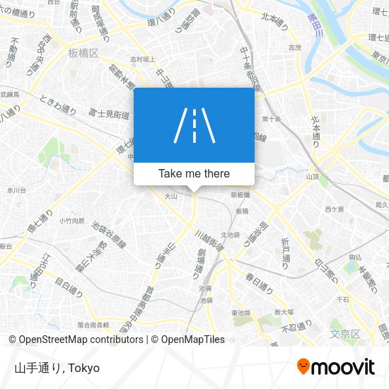 山手通り map