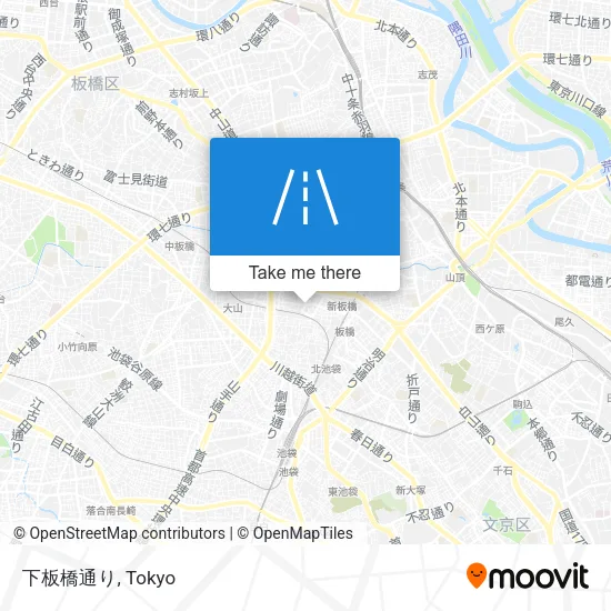 下板橋通り map