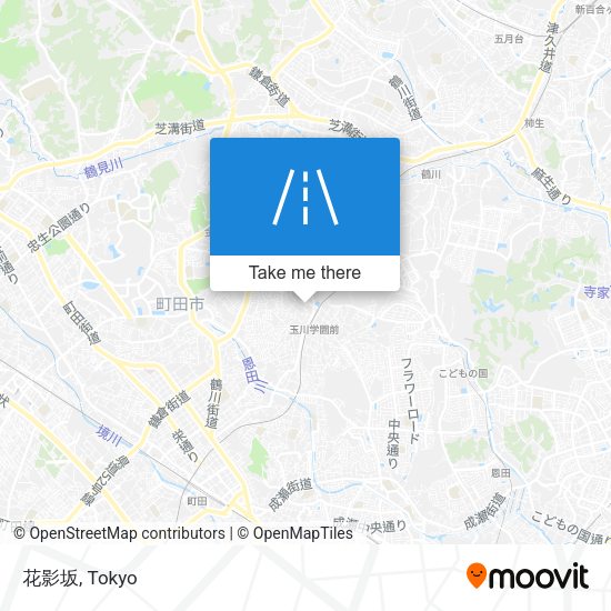 花影坂 map