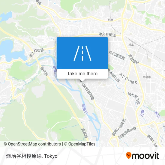 鍛冶谷相模原線 map
