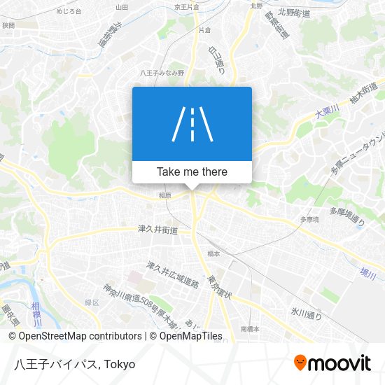 八王子バイパス map