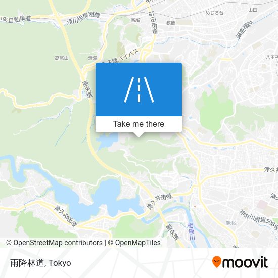 雨降林道 map