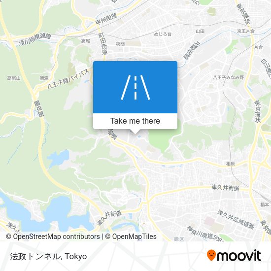 法政トンネル map