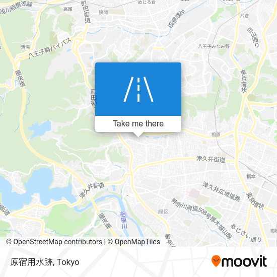 原宿用水跡 map