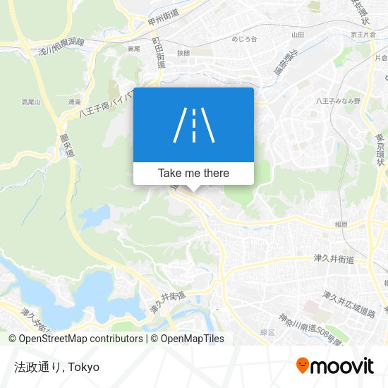 法政通り map