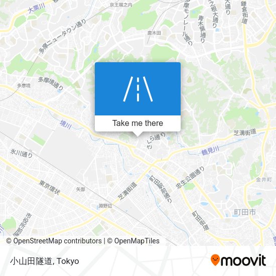 小山田隧道 map