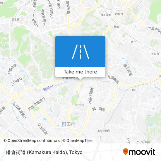 鎌倉街道 (Kamakura Kaido) map