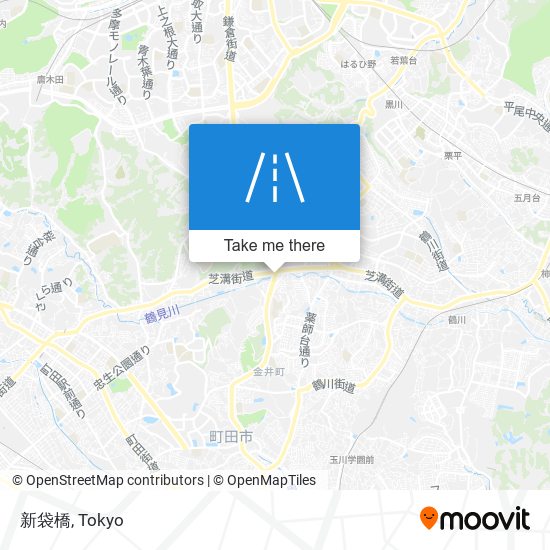 新袋橋 map