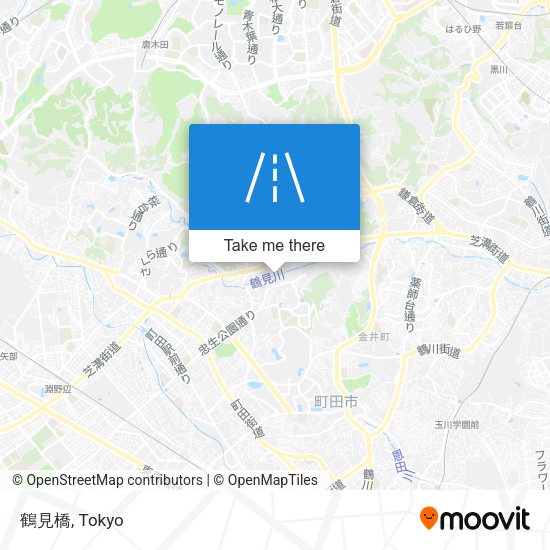 鶴見橋 map