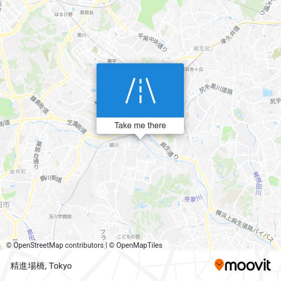 精進場橋 map