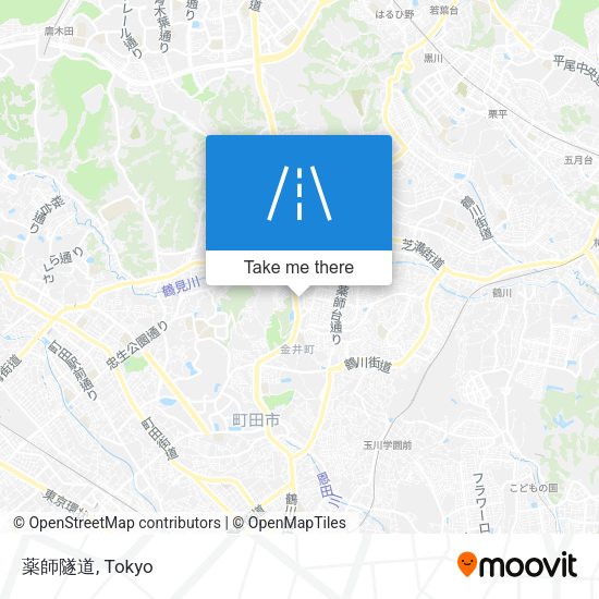 薬師隧道 map