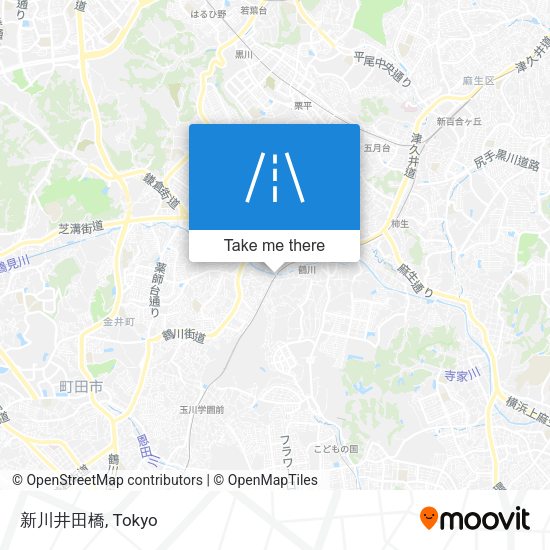 新川井田橋 map