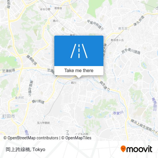 岡上跨線橋 map