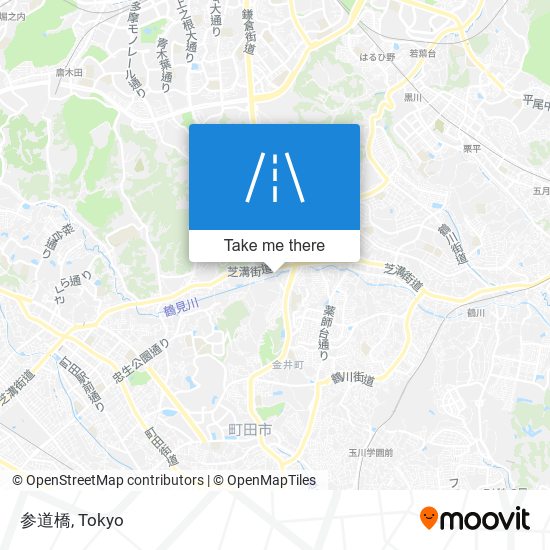 参道橋 map