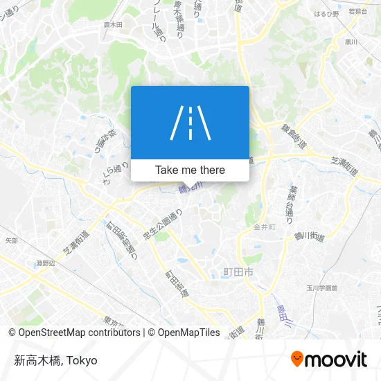 New Takagi Bridge map