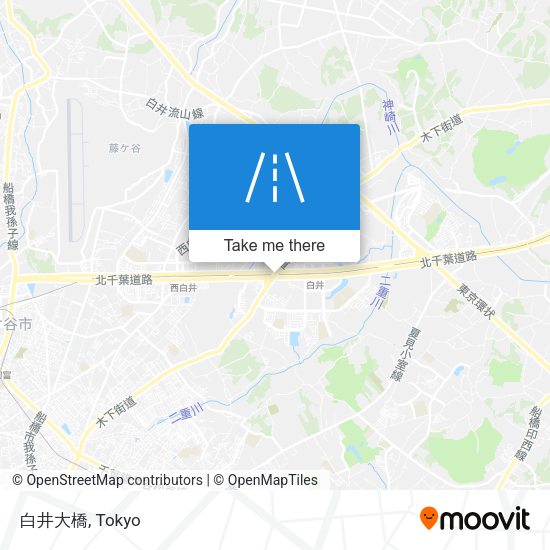 白井大橋 map