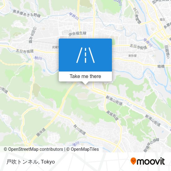 戸吹トンネル map