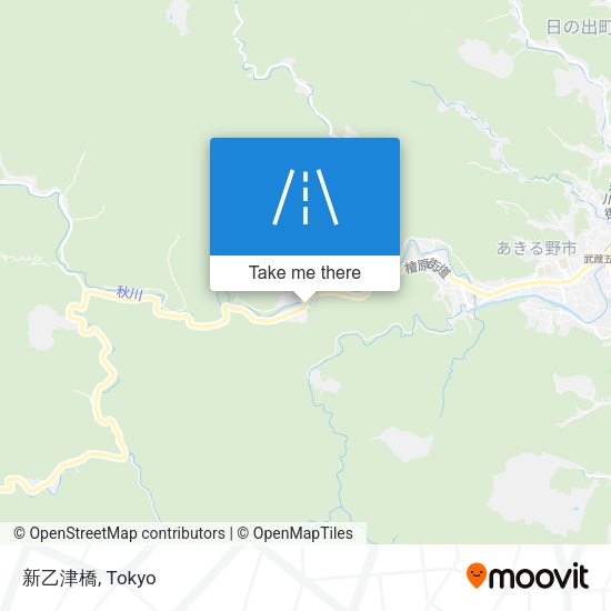 新乙津橋 map