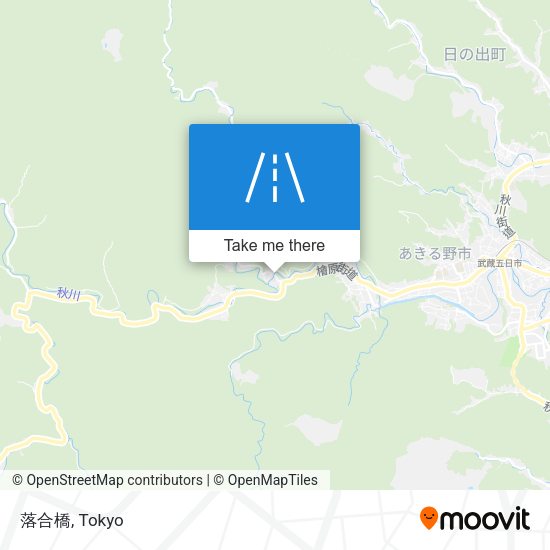 落合橋 map