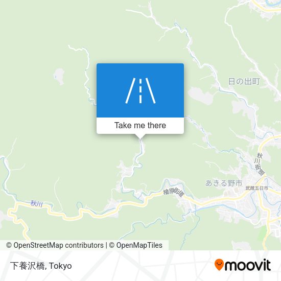 下養沢橋 map