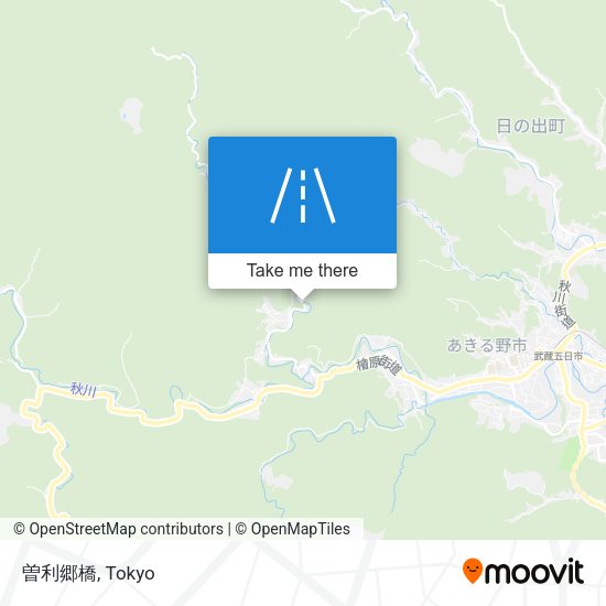 曽利郷橋 map