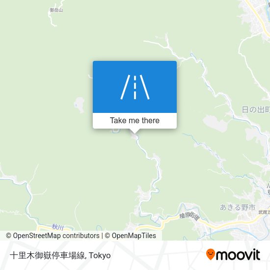 十里木御嶽停車場線 map