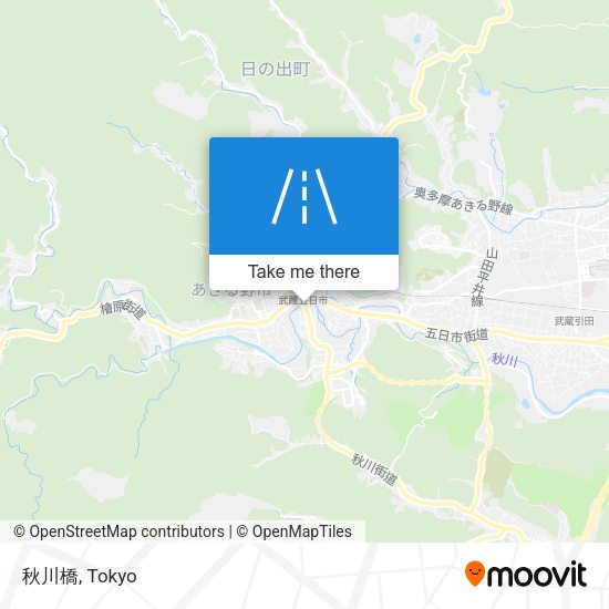 秋川橋 map