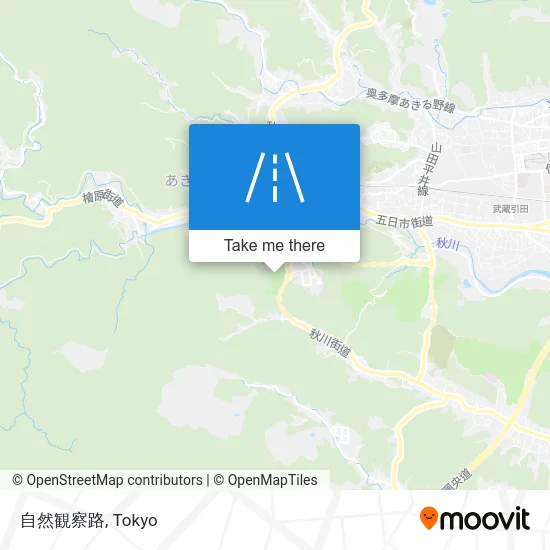 自然観察路 map