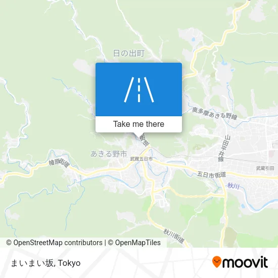 まいまい坂 map
