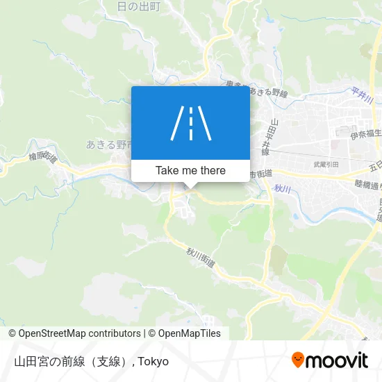山田宮の前線（支線） map