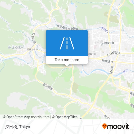 夕日橋 map