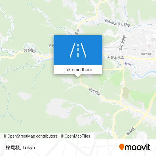桜尾根 map