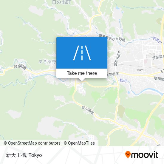 新天王橋 map