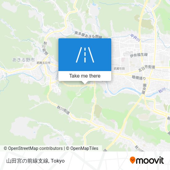 山田宮の前線支線 map