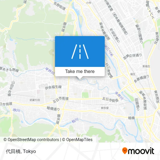 代田橋 map