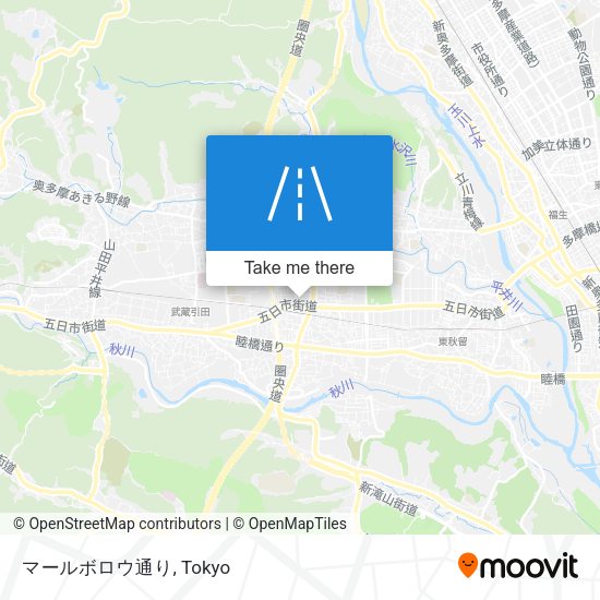 マールボロウ通り map