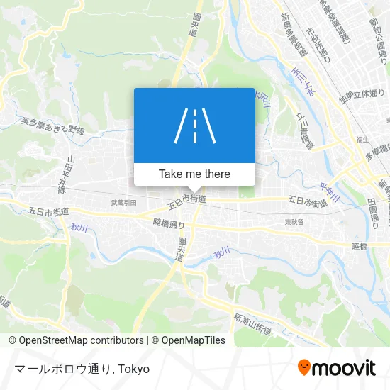 マールボロウ通り map