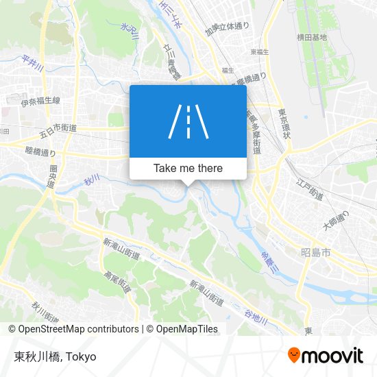 東秋川橋 map