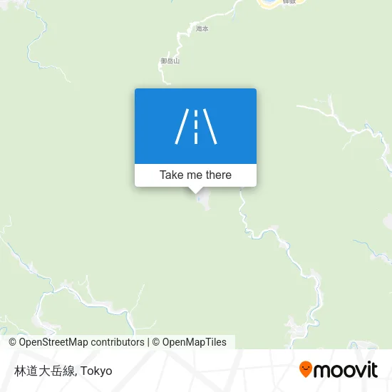 林道大岳線 map
