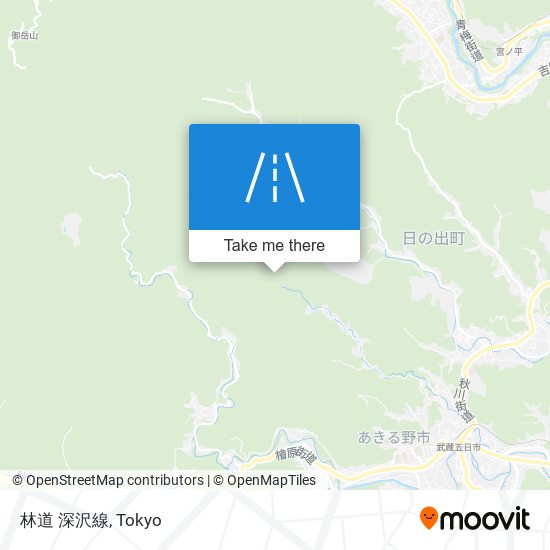 林道 深沢線 map