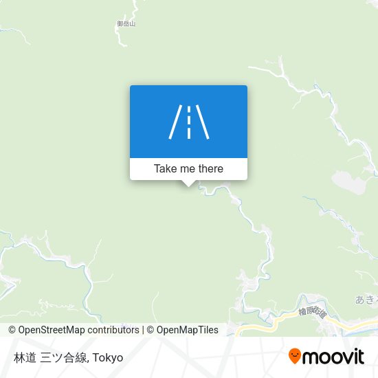 林道 三ツ合線 map