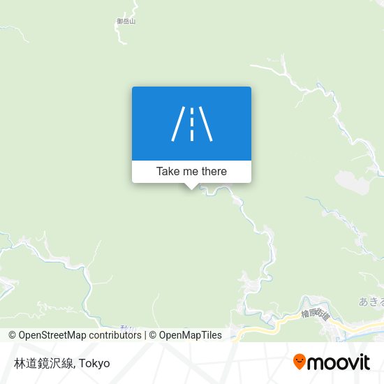 林道鏡沢線 map