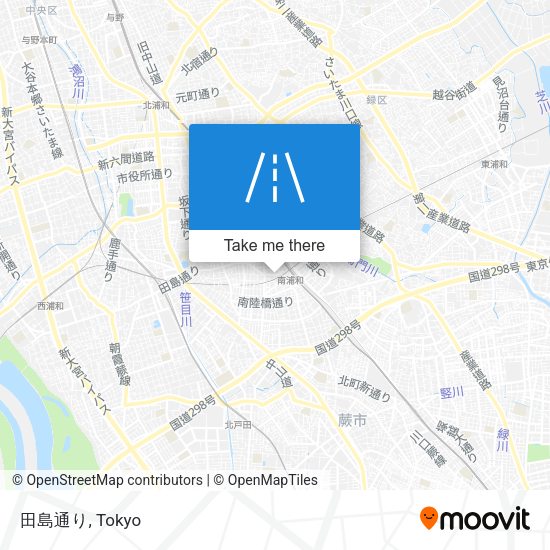 田島通り map