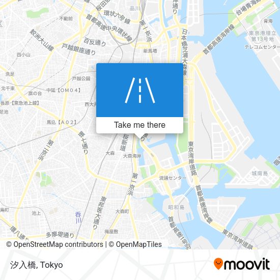 汐入橋 map