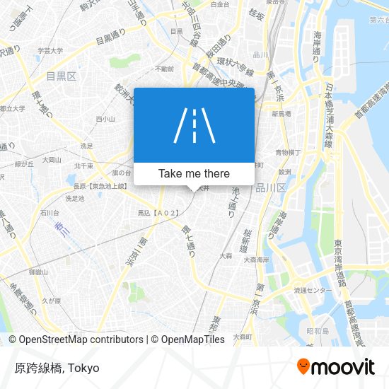 原跨線橋 map