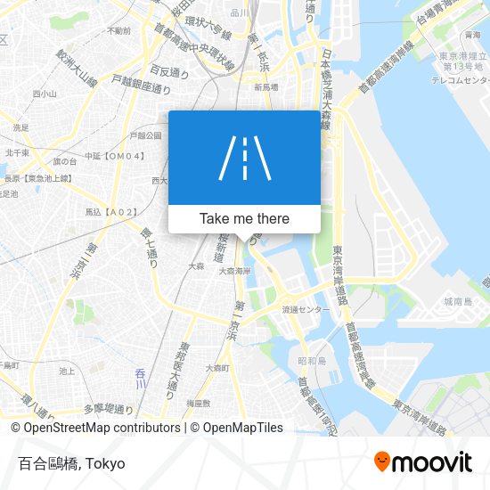 百合鷗橋 map