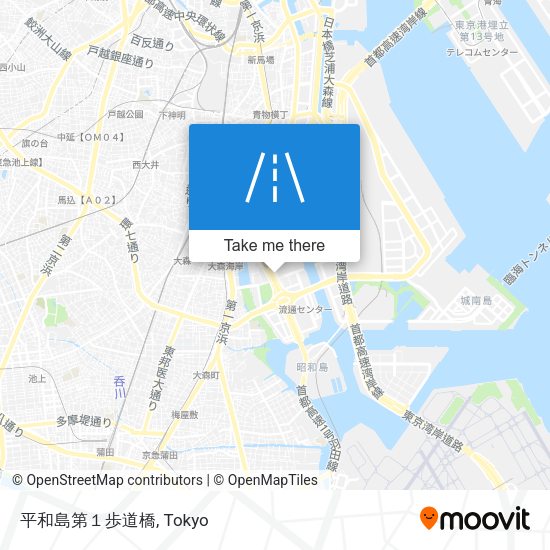 平和島第１歩道橋 map