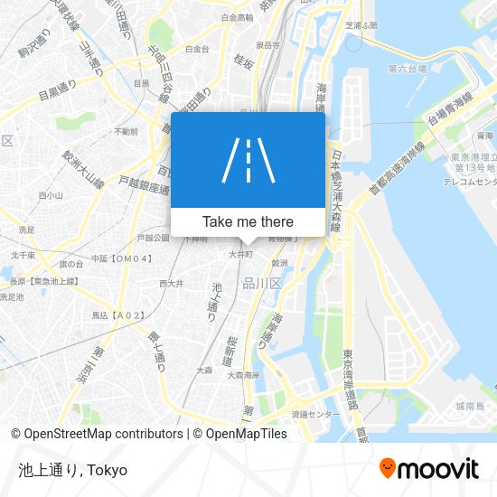 池上通り map