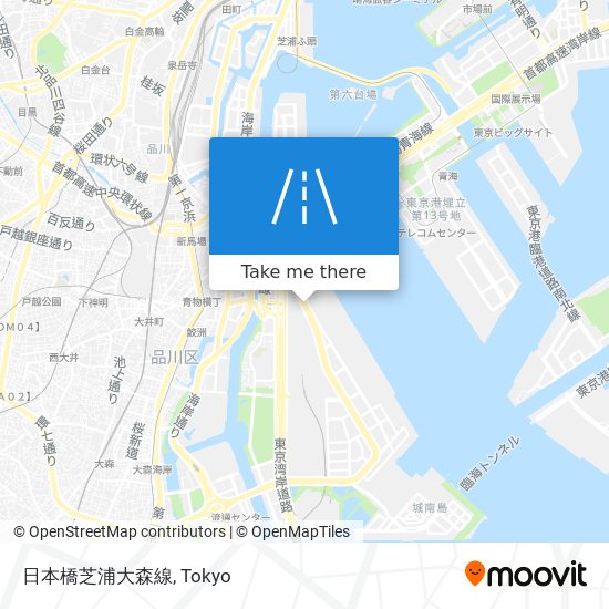 日本橋芝浦大森線 map